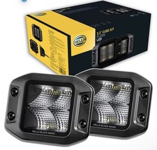 Hella 1fa 358 176-831 Led Headlight Black Magic Cube Kit 3.2 Inch 1224 V