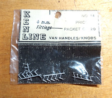 Van door handles or knobs  OO/4mm scale  Kenline ref. 14