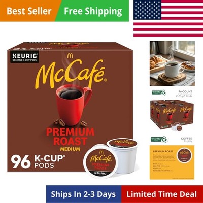 Roast Coffee, Keurig Single Serve K-Cup Pods, Medium Roast, 96 Count