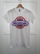 1989 vintage 1980s Nintendo Super Mario Bros. T-Shirt size S "Mario Madness" 80s