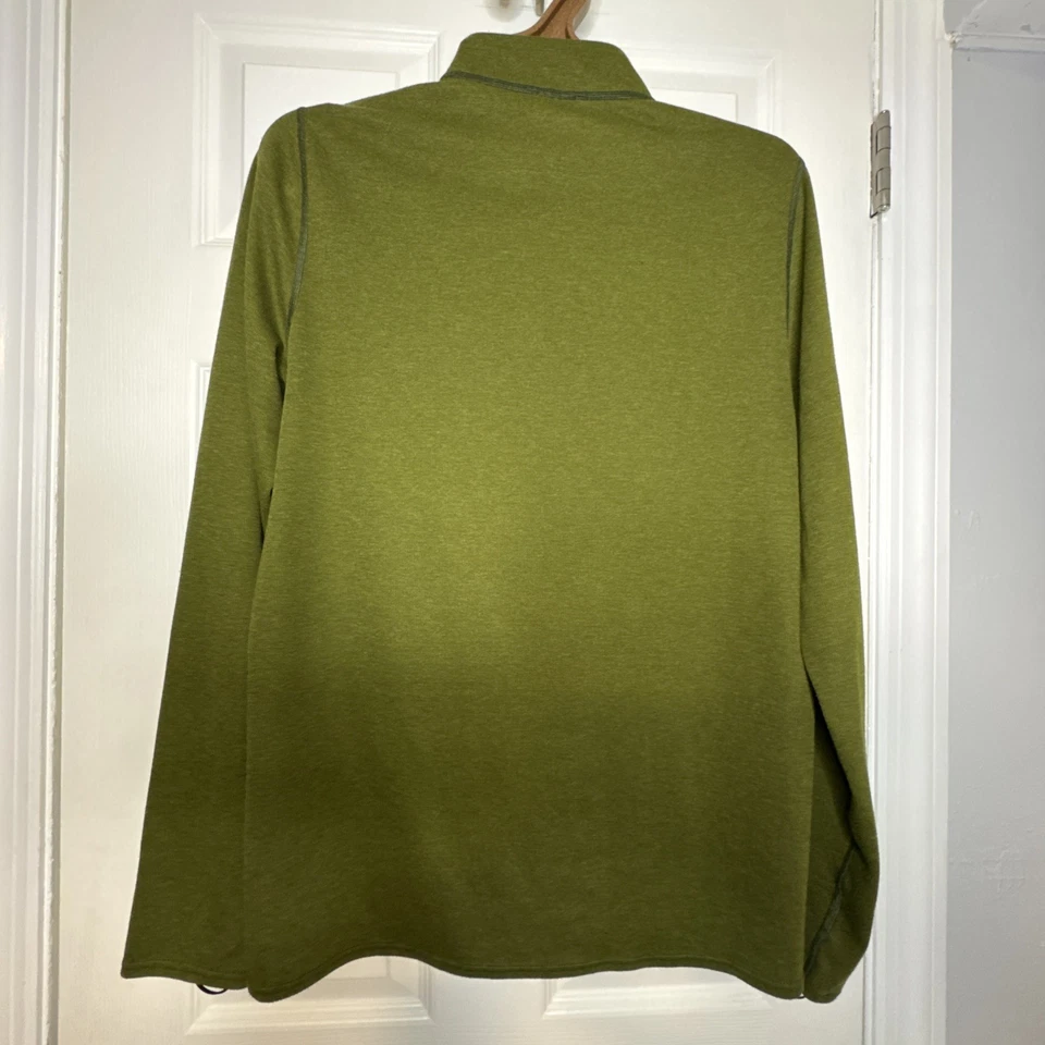 Patagonia Capilene 2 Capa Base Ligera 1/4 Cremallera HOMBRE GRANDE VERDE OSCURO Foto 4 de 4