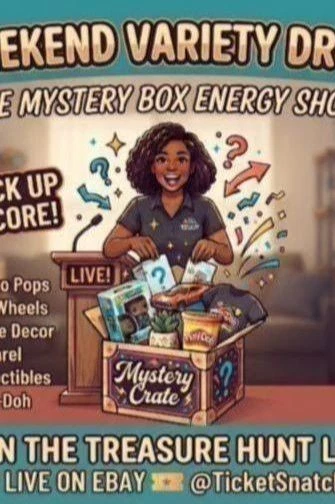 Variety Drop! Live Mystery Crate Auction & Treasure Hunt