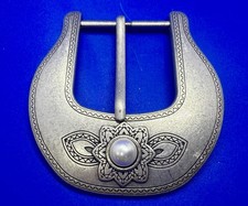 Flower with Faux Pearl Vintage Replacement Ranger Belt Buckle your 1.5" Belt