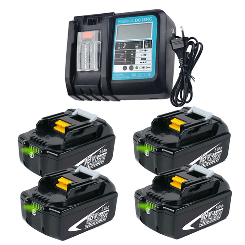 für Makita BL1850B Ersatzakkus 18V 5Ah 5000mAh LXT BL1860B BL1830 Ladegerät - Bild 26 von 27