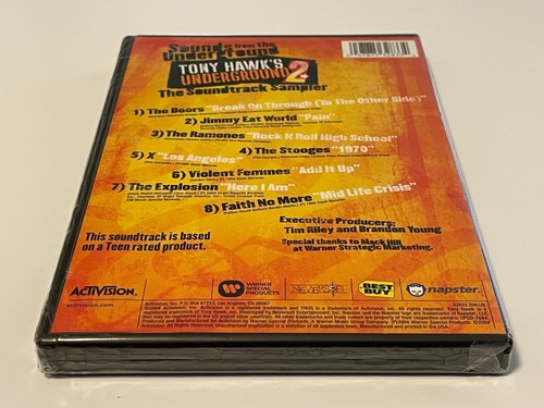 Tony Hawk's Underground 2: The Soundtrack Sampler CD NEW FACTORY SEALED *RARE* - 第 3/6 張圖片