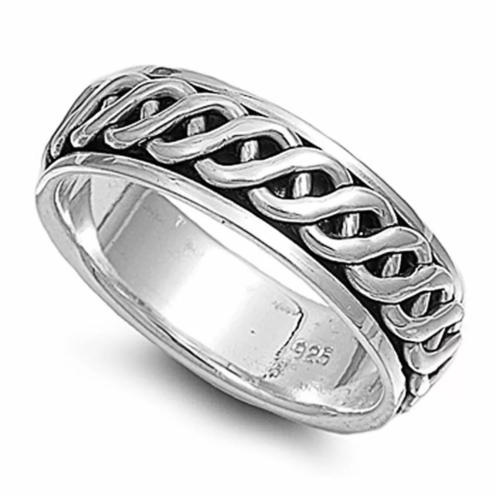 Celtic spinner ring deals