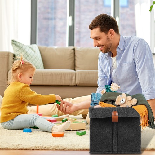 6Pcs Storage Cubes Felt Fabric Cube Storage Bins 9 x 9 x 10inch¤ - Picture 8 of 18