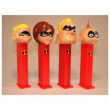 PEZ - The Incredibles Series - Choose Character  Condition form Pull Down Menu