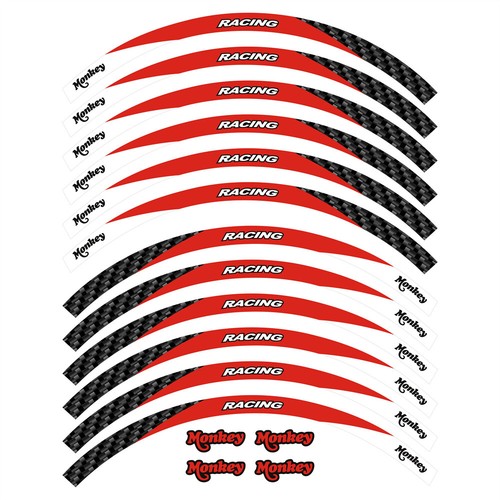 For HONDA MONKEY 125 Z125 RIM WHEEL TIRE STRIPES DECALS TAPE STICKERS - Bild 21 von 84