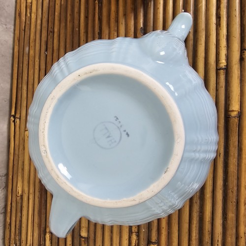 Vintage 40s Hall Birch Light Blue Spice Teapot Darby Pattern Victorian Style - Picture 13 of 13