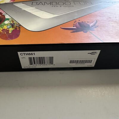 Wacom Bamboo Fun CTH-661 Drawing Graphics Tablet w/ Stylus Pen