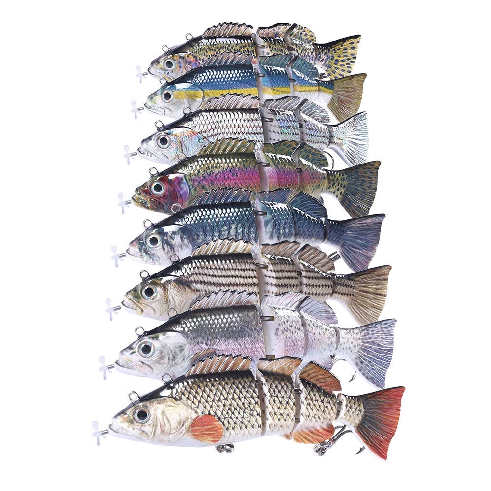 Jointed Fishing Lure Swimbaits Life-like Baits 6 Segments for HENGJIA –  Hengjia fishing gear