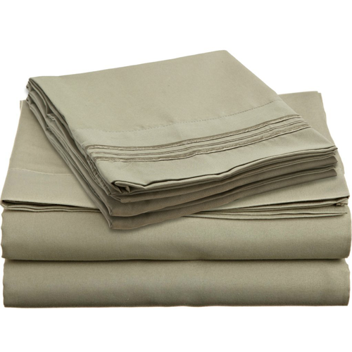 TOP Split King Royal Collection 1900 Egyptian Cotton Bamboo Quality Sheet Set - Imagen 11 de 15