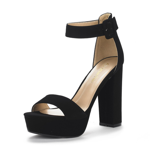 Open Toe Platform Pump Dress Shoe Size 