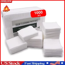 1000PCS Gun Cleaning Patches for Firearms, Highly Absorbent Gun Cleaning Clot...