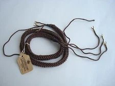 Automatic Electric telephone BROWN w/RED extensicord Monophone AE40 , AE34, 1A 