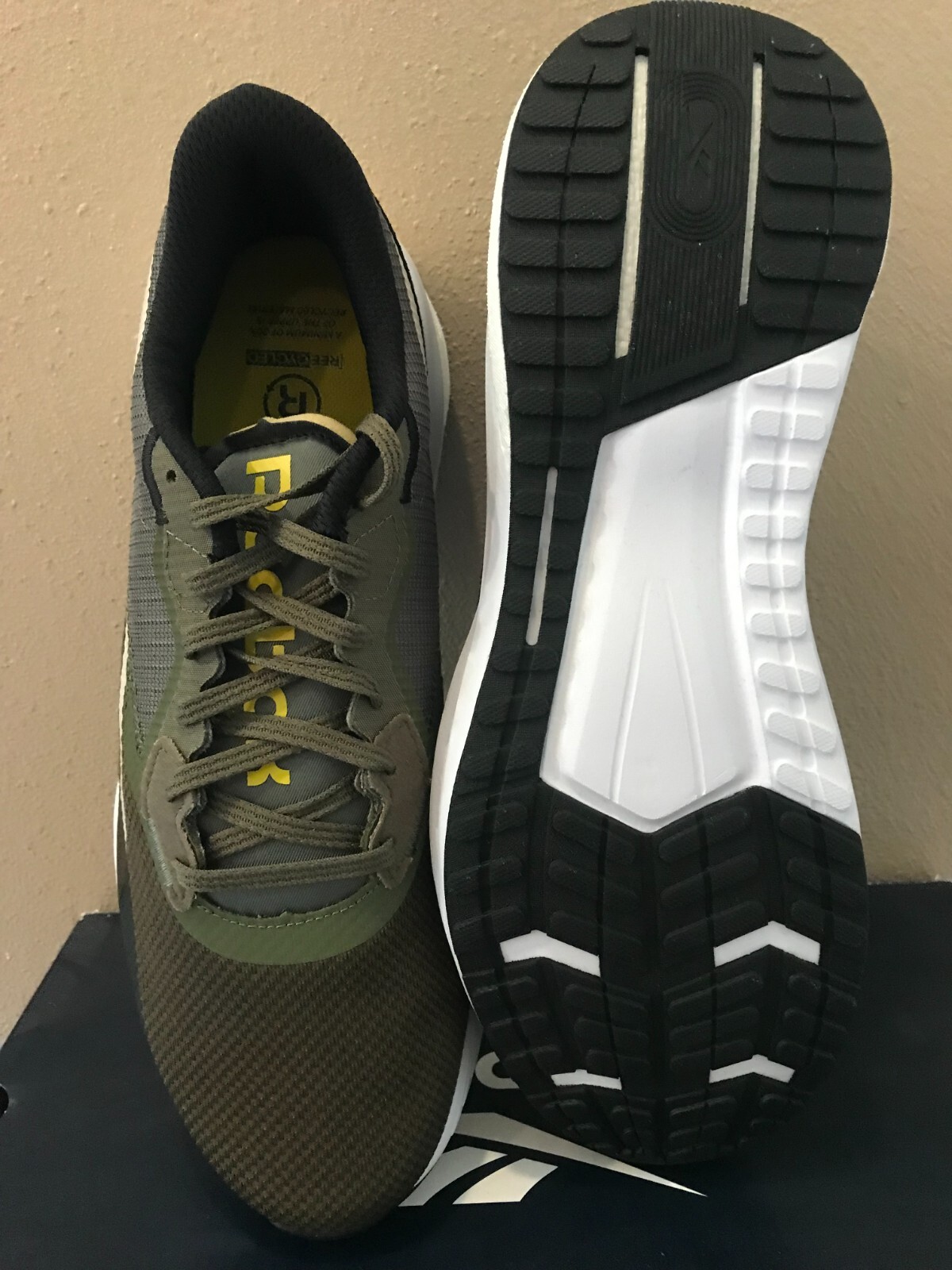 NIB Reebok Men's FLOATRIDE ENERGY DAILY Running Shoes Army Green GX0257