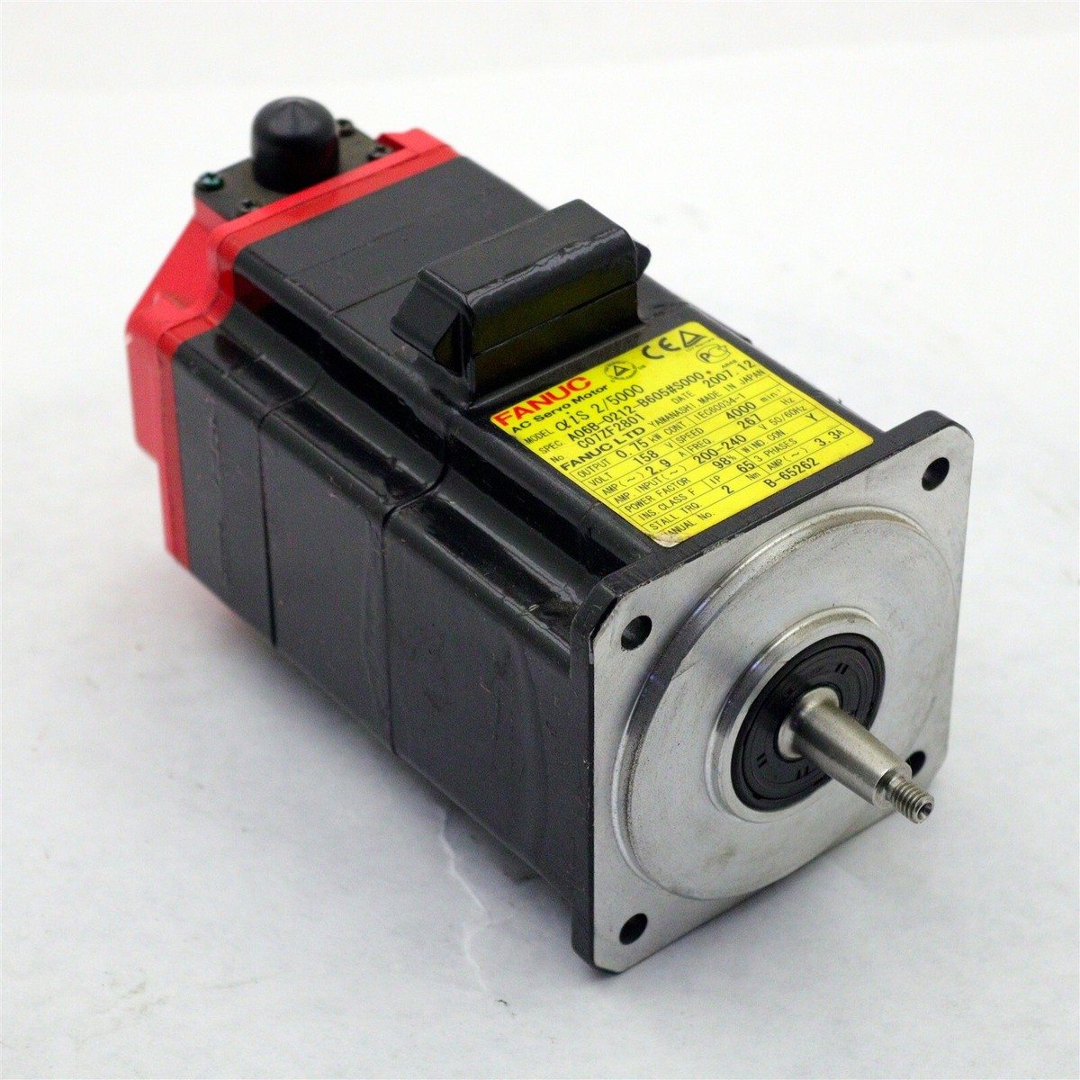 Fanuc AC Servo Motor AIS 2/5000 A06B-0212-B605#S000 | eBay