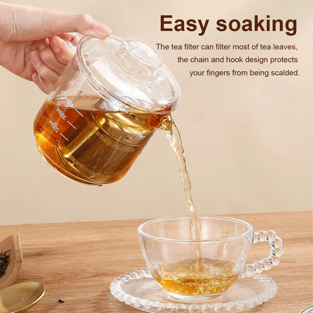 2pcs Sturdy For Cup Tea Strainer Disposable Infuser With Chain Stable Teapots eBay