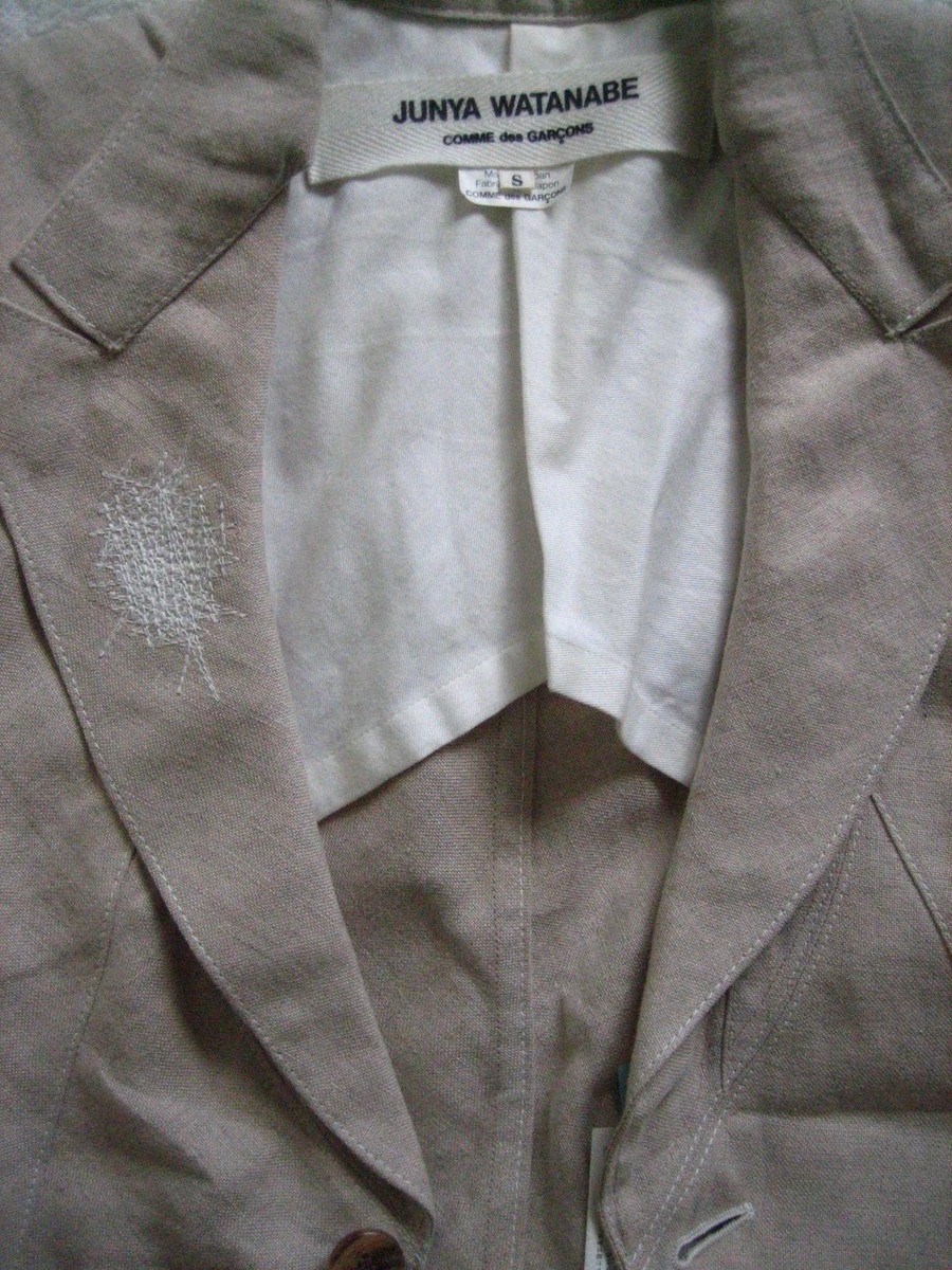 JUNYA WATANABE ジャケットAD2008 Junya Watanabe Comme Des Garcons Blazer Linen Jacket AD2008 | eBay