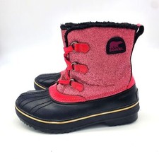 Sorel Shoes Girls 6 Tivoli Waterproof Outdoor Winter Boots in Glitter Pink