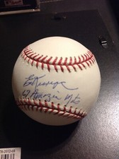 Autographed Ed Kranepool baseball with “69 Amazin’ Mets”; MLB Authentication