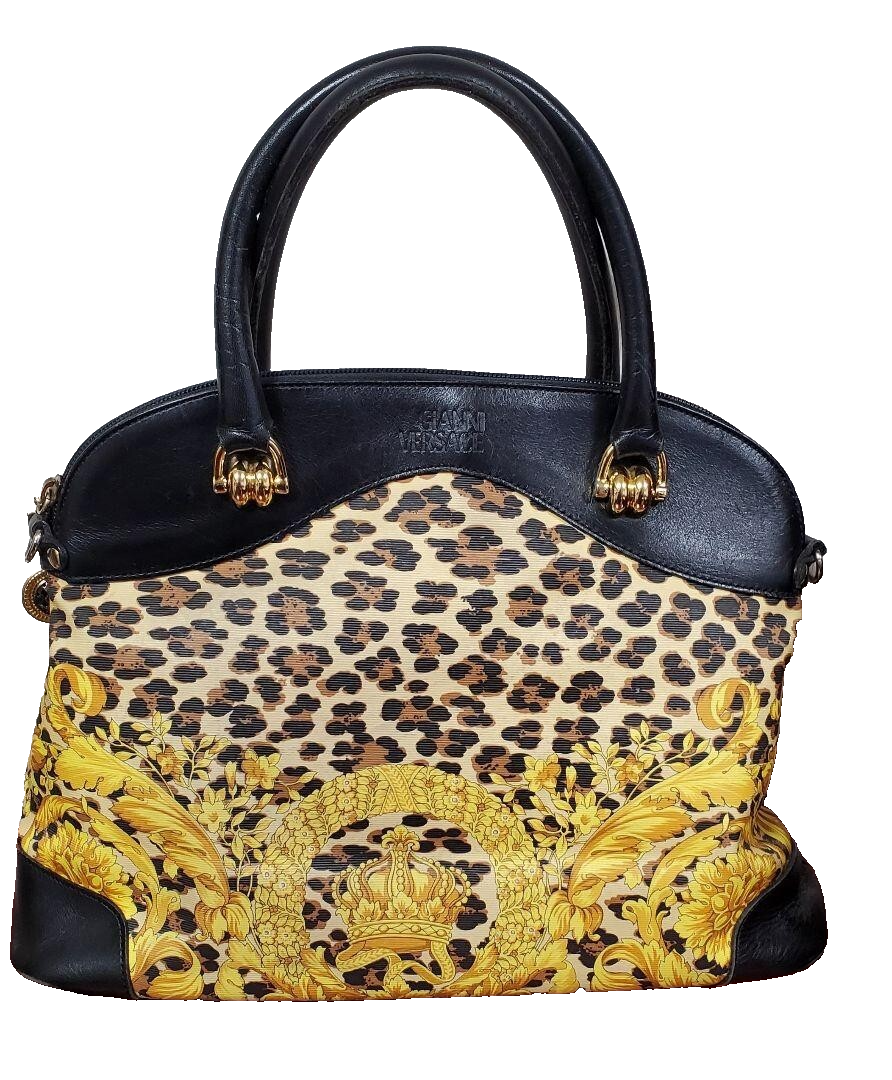 GIANNI VERSACE Leopard Tote Bag Women