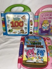 Leapfrog Vtech & Fisher Price Learning Books Touch 100 Words Rhyming All WORK