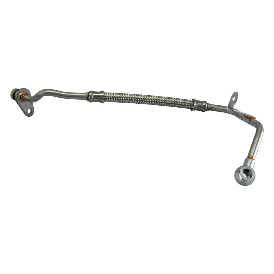 11427934654 Turbocharger Oil Supply Line FIT 16-21 BMW 750i M5/X5 M850i x Drive Foto 2 de 4