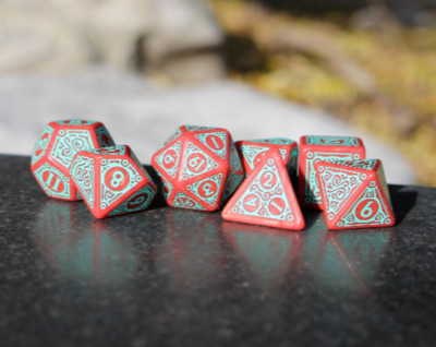 Merigold The Fearless - 7 Piece Tabletop 5e Gaming DND RPG Witcher Dice Set