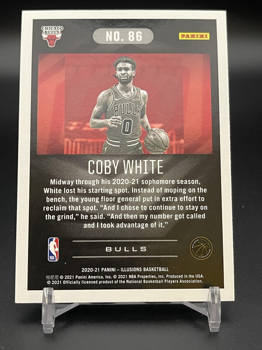 2020-21 Panini Illusions Coby White #86 Chicago Bulls Basketball 