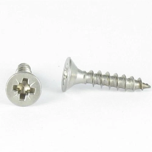 Wood and chipboard screws M2mm chrome steel 12mm