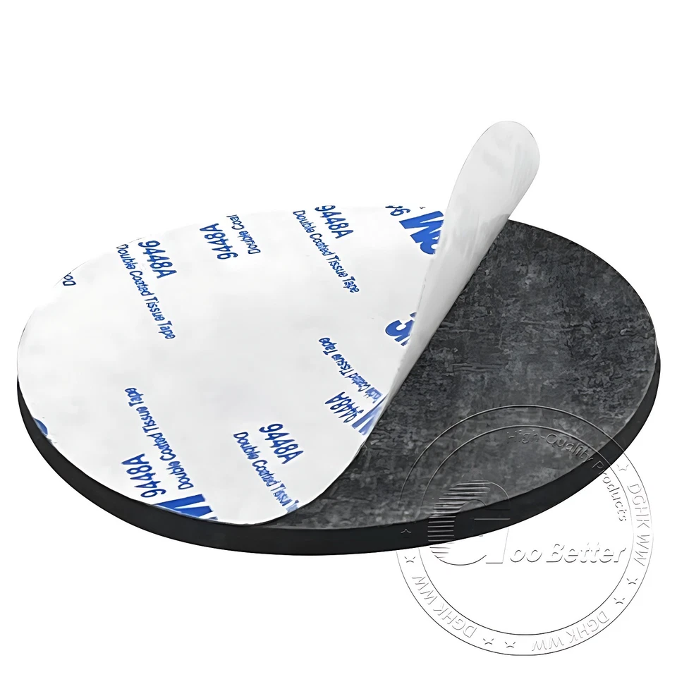 Runde Selbstklebend Silikon-Gummi Rutschfeste Pads Maschine Möbelfüße 5mm-150mm - Bild 4 von 4