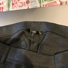 Quince, Ultra Stretch Ponte Straight Leg Pant, Women's Size Large Charcoal