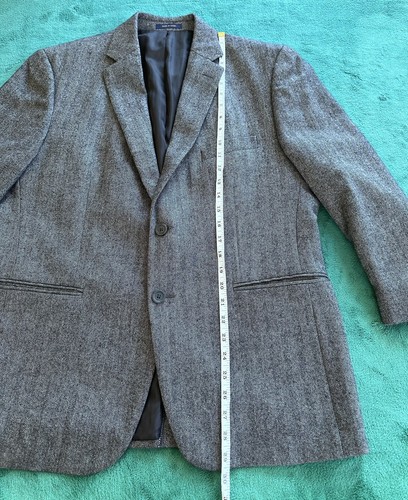 Club Room Macy's Men 42S Wool/Silk/Cashmere Blend Sports Knit Jacket Short Hands - Picture 10 of 24