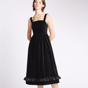 m and s velvet dress