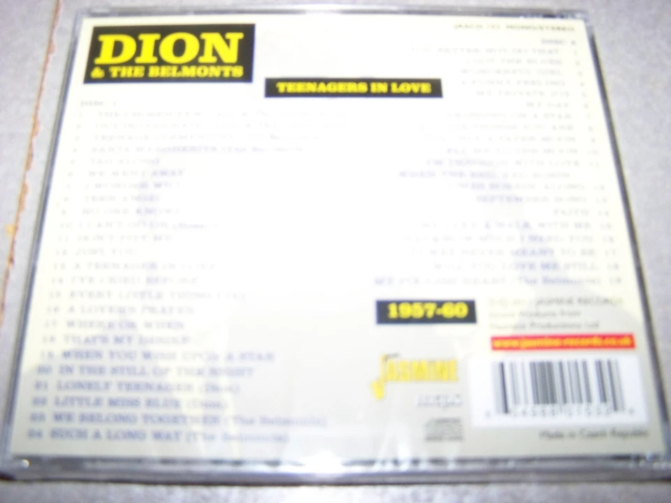 DION AND THE BELLMONTS "TEENAGERS IN LOVE " 1957-60 E.U. IMPORT 2 CD SET Foto 2 de 2