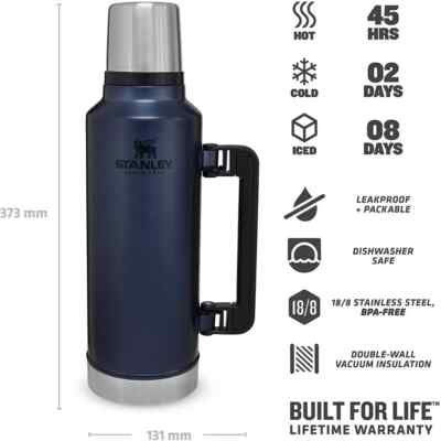 Stanley Classic Vacuum Insulated Bottle XL (2 Qt) Flask