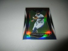 Carlos Correa 2021 Panini Select Premier Level Red White & Blue Prizm #193