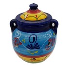 Garlic Storage Jar Kitchenware 16 x 15 cm Traditional Spanish Handmade Ceramic
