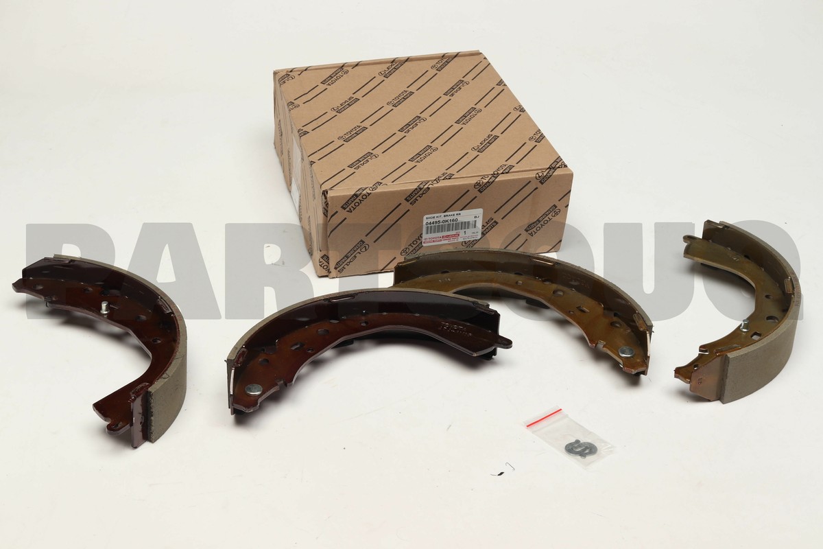 044950K160 Genuine Toyota SHOE KIT, BRAKE, RR 04495-0K160 | eBay