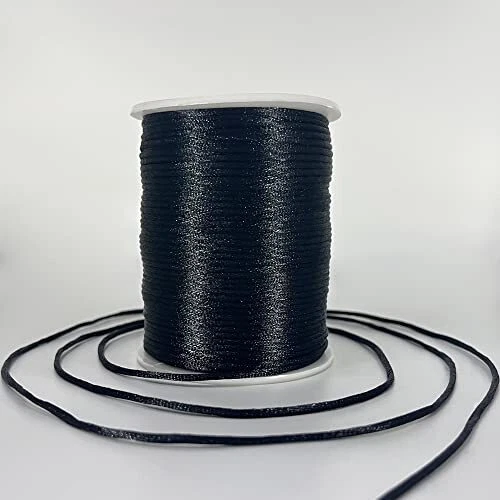 2 mm 330 Feet Satin Nylon Cord String for Jewelry Making Bracelet