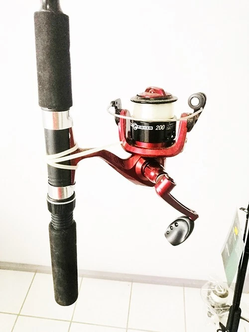 *AUS QLTY Kids Pro Fishing Rod Reel Combo Set Ugly Angler Spinning Fly 6" Foot* - Image 4 of 4