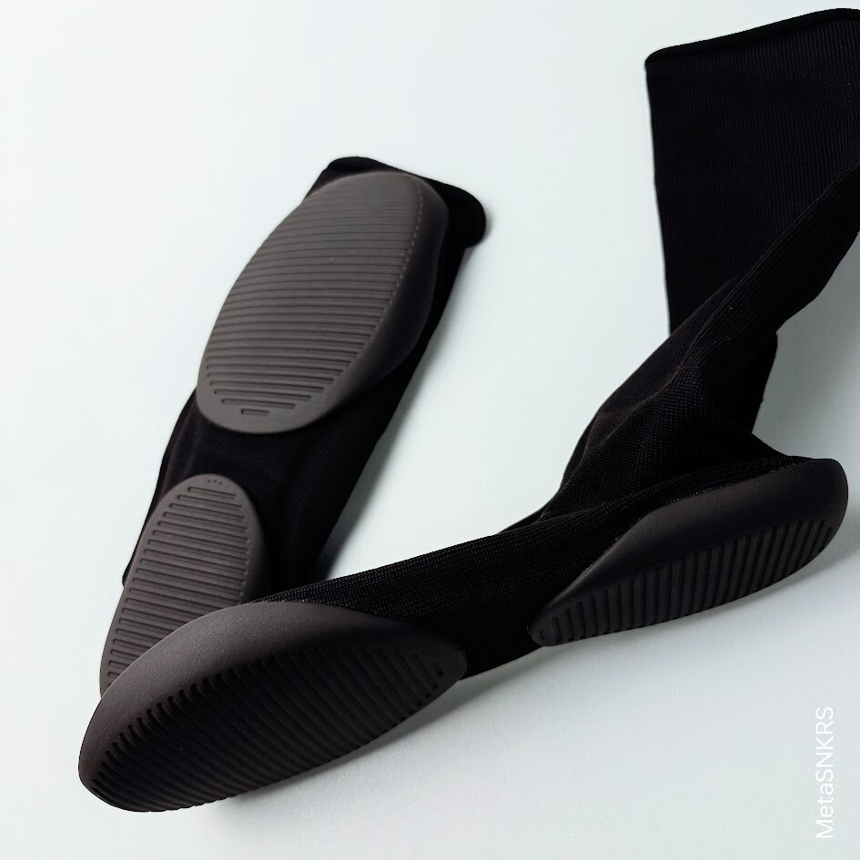 Yeezy Pods Size 3 = 11 12 13 Black Yzy Ye Sport Style Socks Bare Foot Casual New