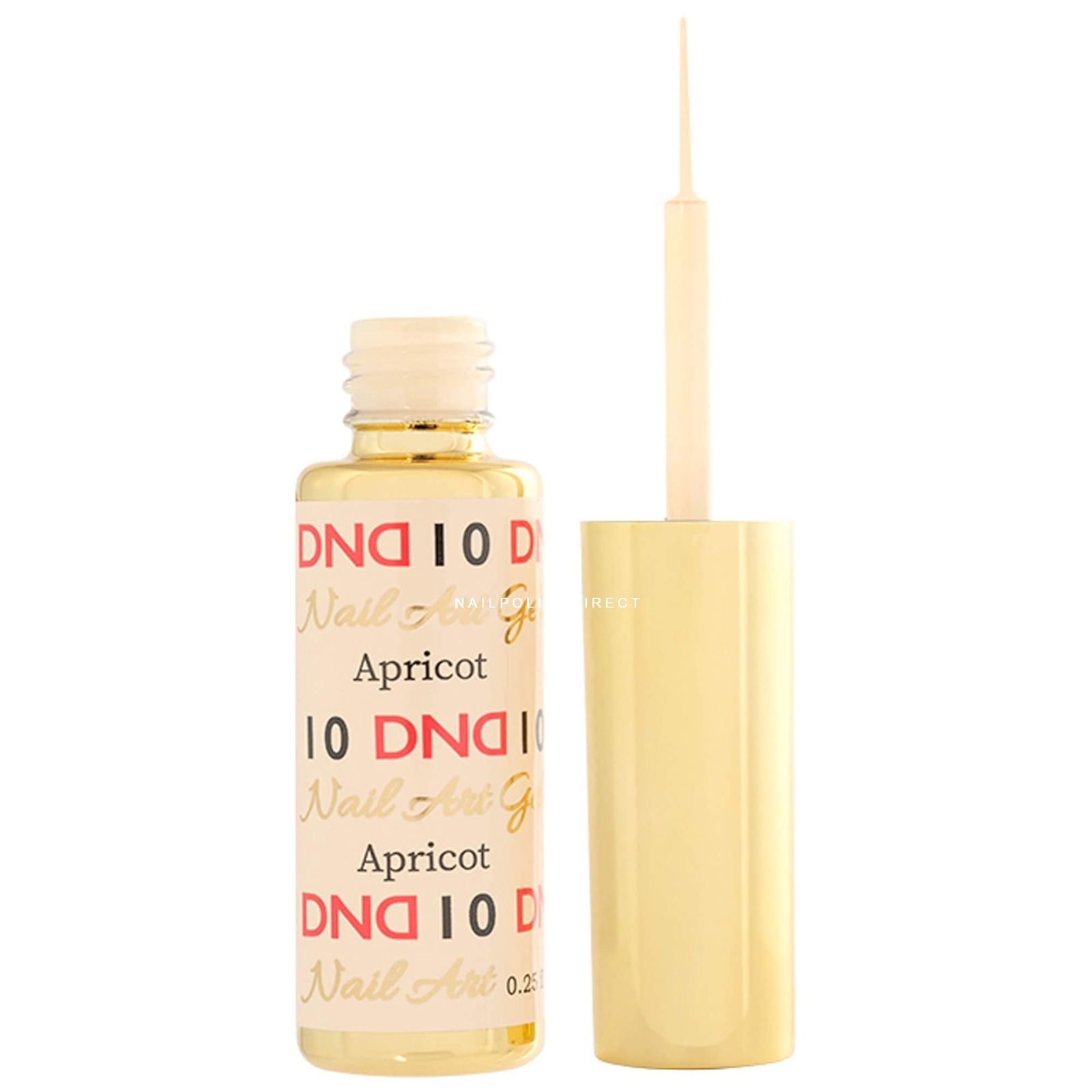 DND Gel Nail Art Liners - Apricot 10 - 9ml