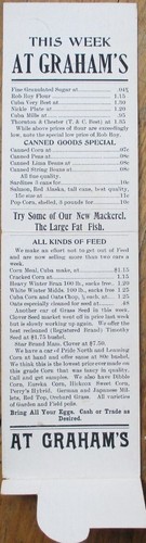 Mechanical 1904 Advertising Postcard, Freindship, NY Feed Seed Grocery, Money - Picture 2 of 3