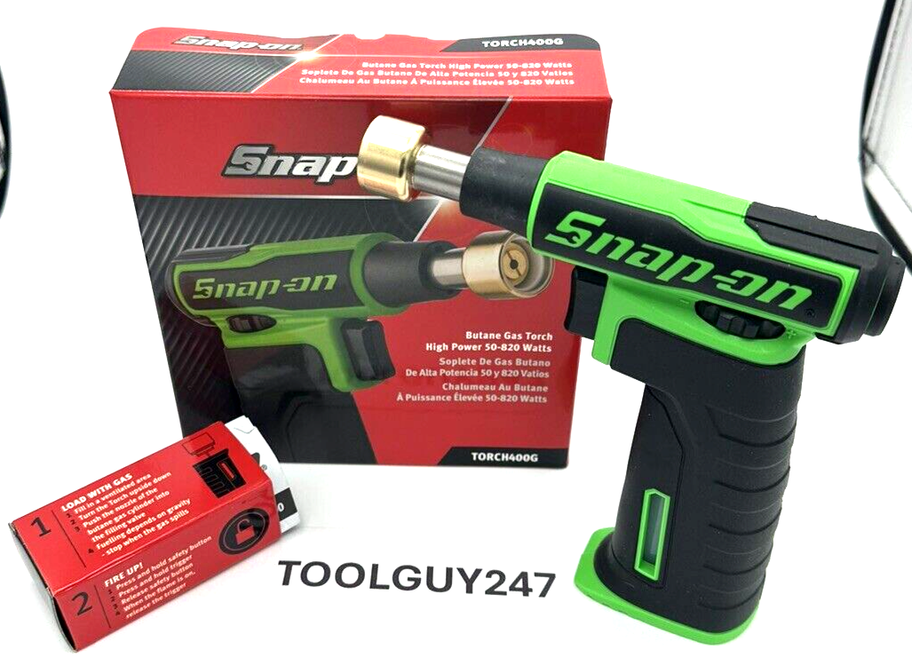 Snap-on ハンディガストーチ ハイパワーTORCH400G (Green) SNAP ON TOOLS USA GREEN BUTANE GAS TORCH TORCH400 TORCH400G HIGH