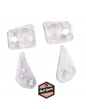 Traxxas 9719 - LED lenses, headlight 2 , tail light 2 fits 9712 body