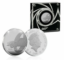 2020 Silver Proof James Bond Coin £1 UK Limited Edition - Half Ounce 1/2 0z NEW