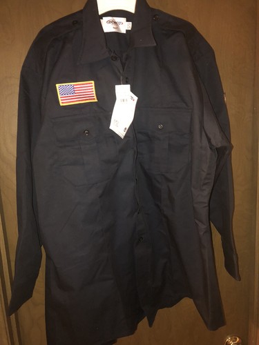 Elbeco Tek3 LS Shirt Midnight Navy 17.5 x 35 G924-17.5-35 1st Responder Security - Picture 2 of 7